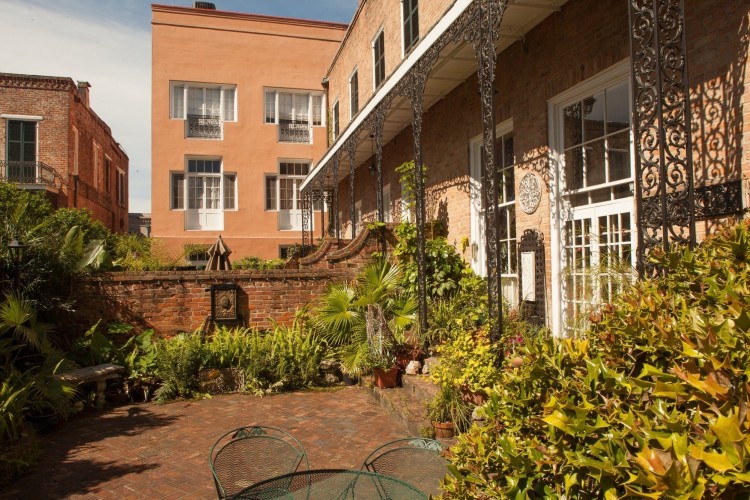 Exterior renovation to historic Beauregard courtyard